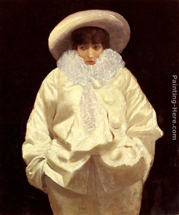 Giuseppe de Nittis Sarah Bernhardt as Pierrot